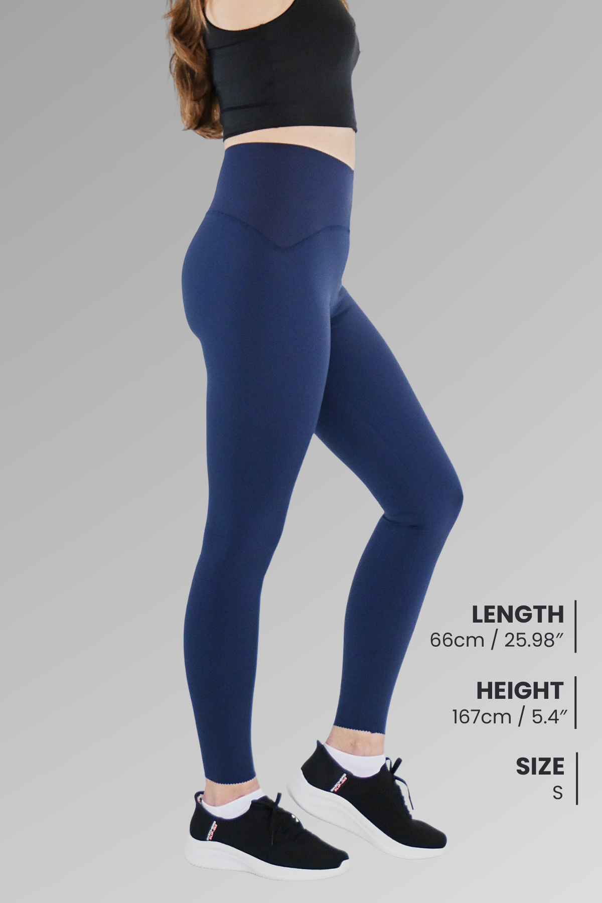 High-Waisted Fitness Leggings: Ref 001 – Precise Fit, Extra Support, and Shaping Fabric
