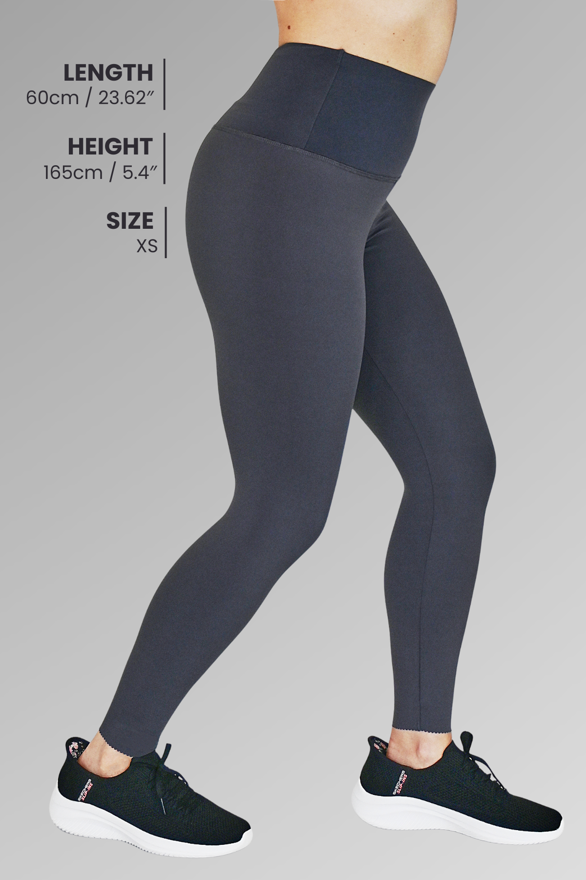 High-Waisted Fitness Leggings: Ref 002 – Precise Fit, Extra Support, and Shaping Fabric